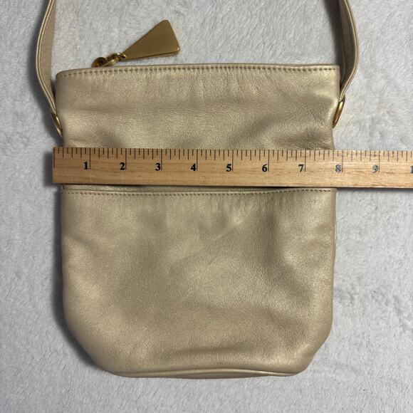 Vintage Leather Mini Duffle/Barrel Shoulder Bag by SHARIF - Picture 10 of 13